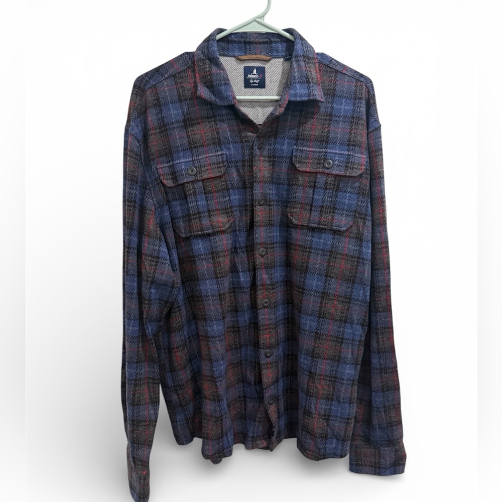 Johnnie-O Men's Demarco Stretch Flannel Lodge Shirt - Picture 2 of 6